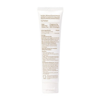 Sun Bum Mineral Face Sunscreen Lotion SPF 30 1.7 fl oz - Imperfect Box